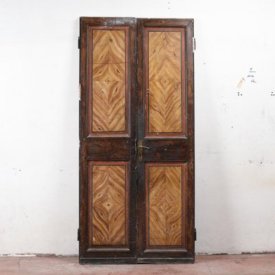 Wooden Door with Lacquered Front-RAQ-1768066