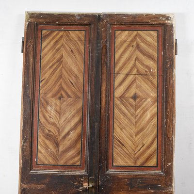 Wooden Door with Lacquered Front-RAQ-1768066