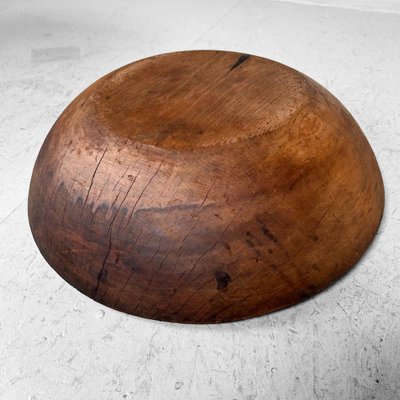 Wooden Dough Bowl, Japan, 1890s-DWL-1702569