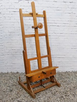 Wooden Easel, France, Early 20th Century-QFD-1062350