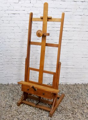 Wooden Easel, France, Early 20th Century-QFD-1062350