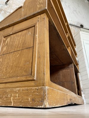 Wooden Effect Painted Hardware Cabinet, 1940s-UX-1729641