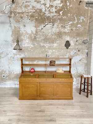 Wooden Effect Painted Hardware Cabinet, 1940s-UX-1729641