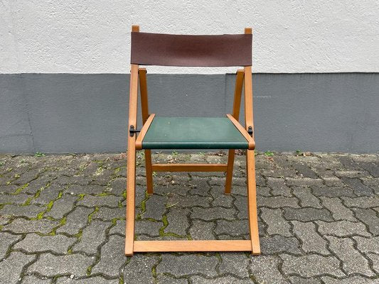 Wooden Folding Chairs by Foppapedretti, Italy, 1980s, Set of 3-RDS-1147902