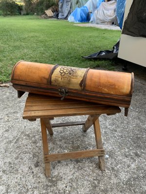 Wooden Hand Painted Wine Bottle Holder, 2019-OXJ-1722233