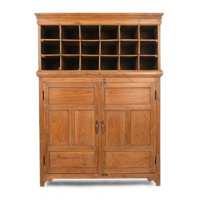 Wooden Hotel Furniture with 18 Lockers and Cupboard-NQ-625174