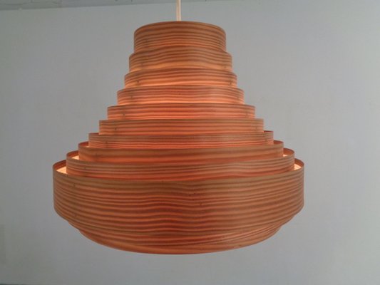 Wooden Lamella Ceiling Lamp by Hans-Agne Jakobsson for Hans-Agne Jakobsson AB Markaryd, 1960s-RDW-716231