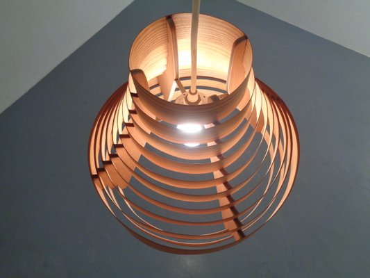 Wooden Lamella Ceiling Lamp by Hans-Agne Jakobsson for Hans-Agne Jakobsson AB Markaryd, 1960s-RDW-716231