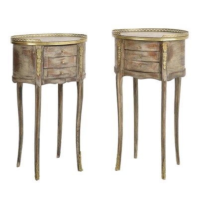 Wooden Louis XV Style Tables, Set of 2-NQ-1783773