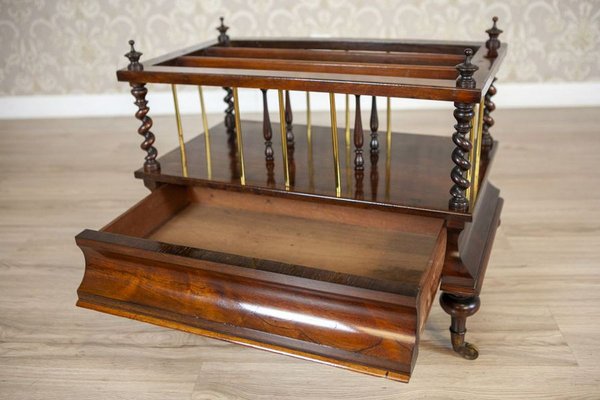 Wooden Magazine Rack, Early 20th Century-CYY-2031343