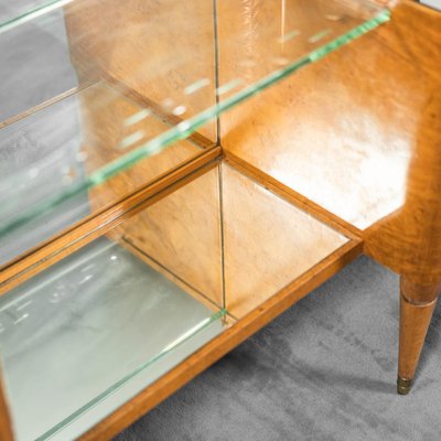 Wooden Mirror with Chests of Drawers, 1940s-ZLY-1089729