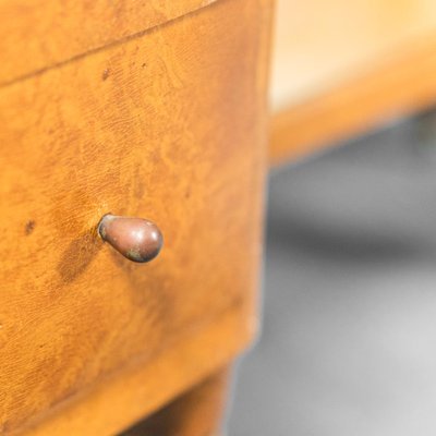 Wooden Mirror with Chests of Drawers, 1940s-ZLY-1089729