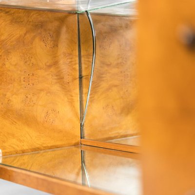 Wooden Mirror with Chests of Drawers, 1940s-ZLY-1089729