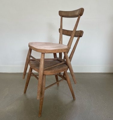 Wooden Model 440 Children's Chairs by Lucian Ercolani for Ercol, England, 1960s, Set of 2-IVH-1817673