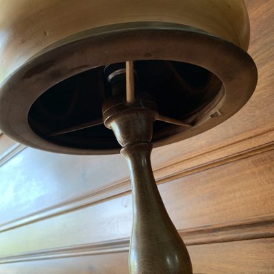 Wooden Mushroom Lamp, 1930s-VBM-1408342