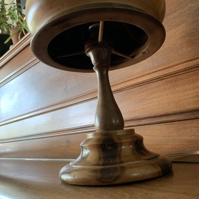 Wooden Mushroom Lamp, 1930s-VBM-1408342