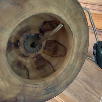 Wooden Mushroom Lamp, 1930s-VBM-1408342