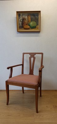 Wooden Office Chair, 1930s-ZEF-1788960