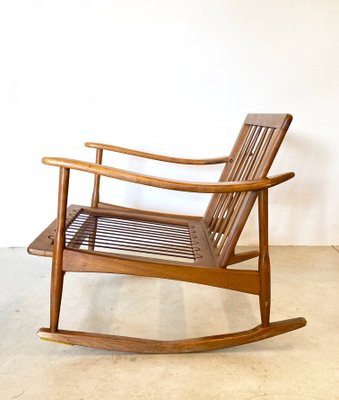 Wooden Rocking Chair, 1960s-NPC-951012