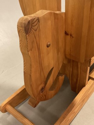 Wooden Rocking Elephant-ZQM-1249079