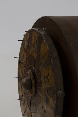 Wooden Roulette Game Wheel with Applied Figures, 1840s-RCE-1773496