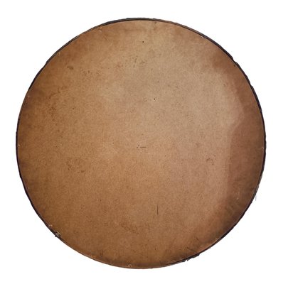 Wooden Round Wall Mirror, 1960s-YUW-2020814