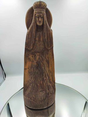 Wooden Saint Barbara Treasurer Mining Figure, Rybnik, 1982-CAQ-1793836