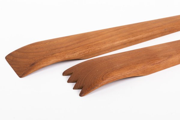 Wooden Salad Tong by Carl Auböck, Austria, 1960s-SFD-1339500