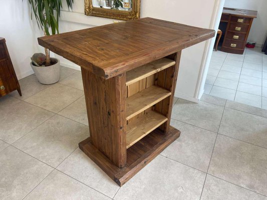 Wooden Sales Table in Pine-PXE-2024409