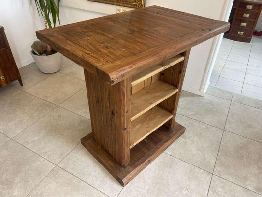 Wooden Sales Table in Pine-PXE-2024409