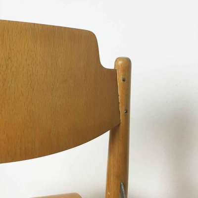 Wooden Se18 Childrens Chair by Egon Eiermann for Wilde & Spieth, Germany, 1950s-QZ-1151888