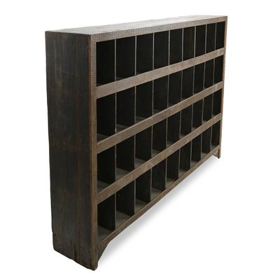 Wooden Shelving with 36 Storage Compartments-NQ-1754785