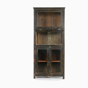 Wooden Showcase with 2 Lockers and a Wardrobe, 1940s-NQ-795592