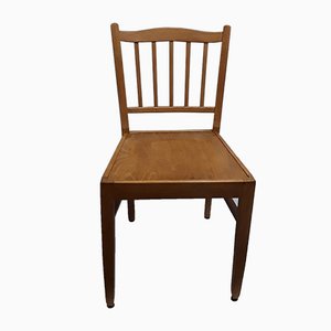 Wooden Side Chair, 1960s-HOI-585359