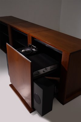 Wooden Sideboard with Built-in Turntable, 1970-RCE-2022729