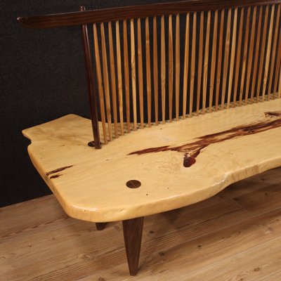 Wooden Sofa in the style of George Nakashima, 1980s-RP-2021104