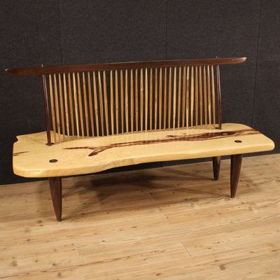 Wooden Sofa in the style of George Nakashima, 1980s-RP-2021104