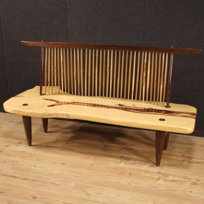 Wooden Sofa in the style of George Nakashima, 1980s-RP-2021104