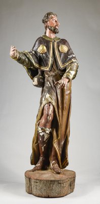 Wooden Statue of San Giacomo da Compostela, 1800s-RAQ-1433205