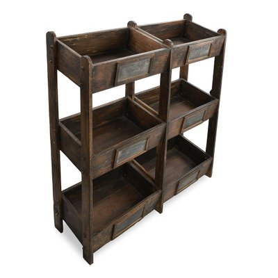 Wooden Storage Shelves-NQ-1782969