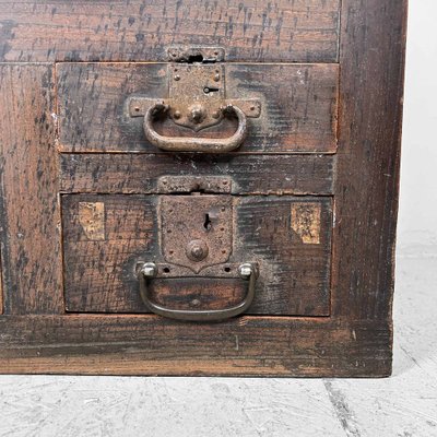 Wooden Store Cabinet, Japan, 1920s-DWL-1787515