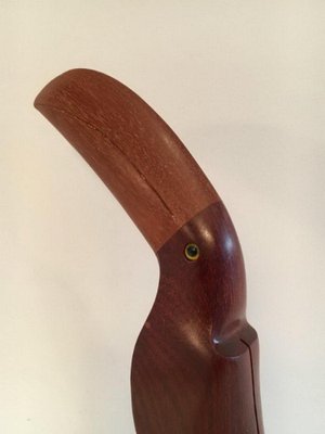 Wooden Toucan with Glass Eyes, 1930s-BA-658302