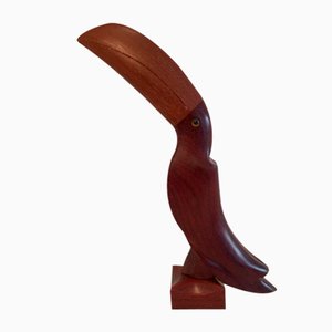 Wooden Toucan with Glass Eyes, 1930s-BA-658302