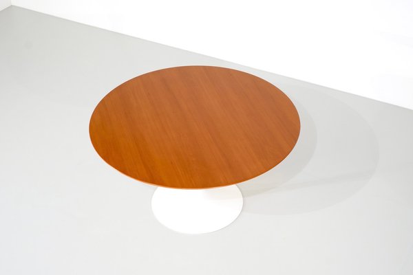 Wooden Tulip Table by Eero Saarinen for Knoll International, USA, 1970s-XGF-2016669