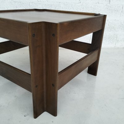 Wooden Zelda Side Table attributed to Sergio Asti for Poltronova, 1960s-RNN-1723294