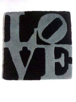 Wool Love Patterned Rug by Robert Indiana for Galerie F, 2006-GKB-706976