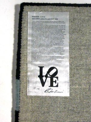 Wool Love Patterned Rug by Robert Indiana for Galerie F, 2006-GKB-706976