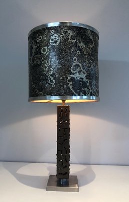 Worked Steel Table Lamp-BA-1365338