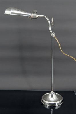 Workshop Lamp in Aluminum and Nickel, 1890s-XNH-1804512