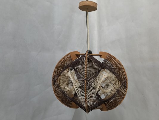 Woven Ceiling Lamp, 1970s-WQQ-1386291